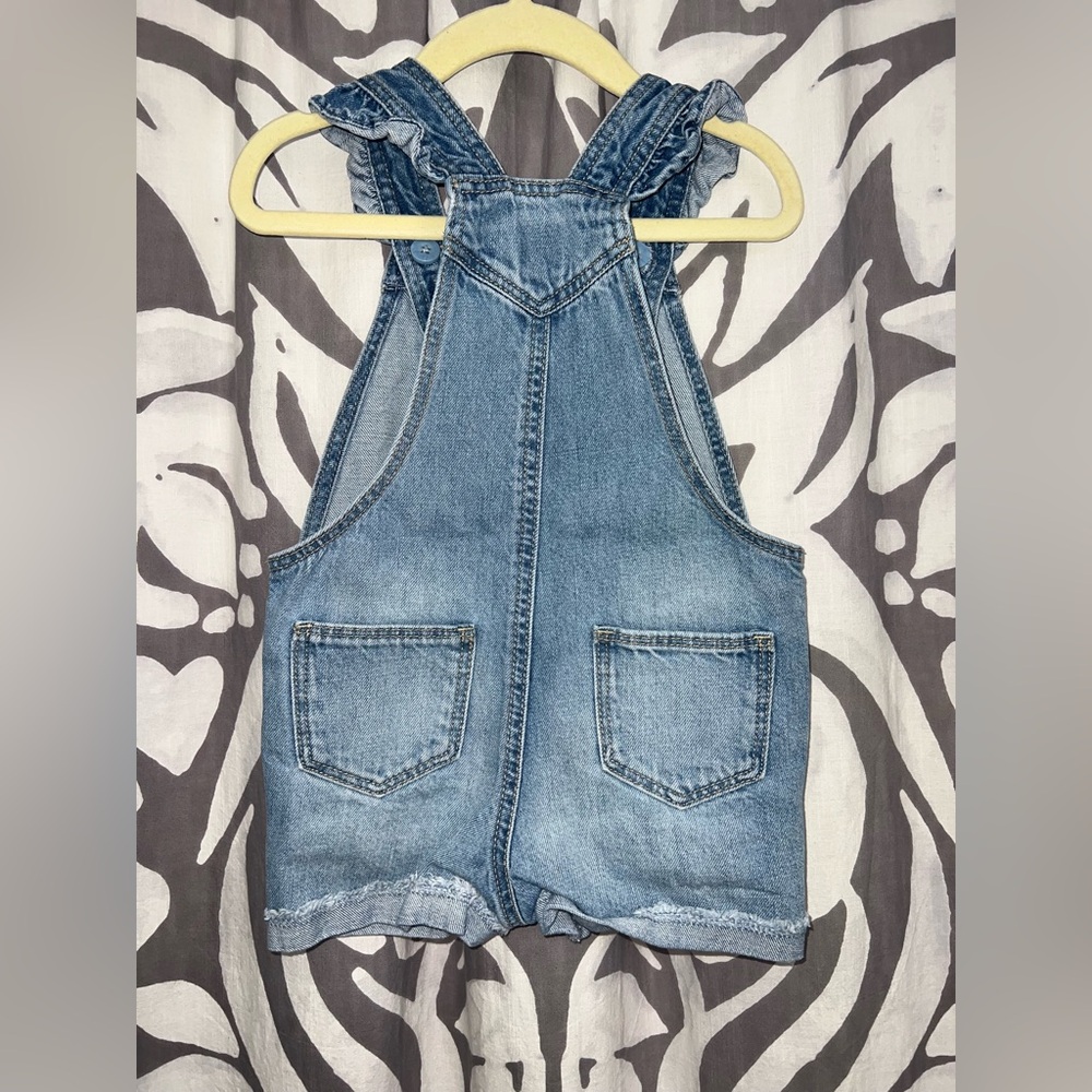 Baby Gap Ruffle Short Overalls - Picture 2 of 2